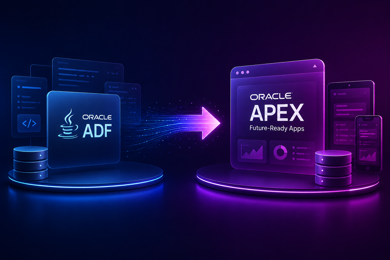 Oracle ADF to Oracle APEX application modernization and migration